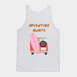 Adventure Awaits Sloth Tank Top